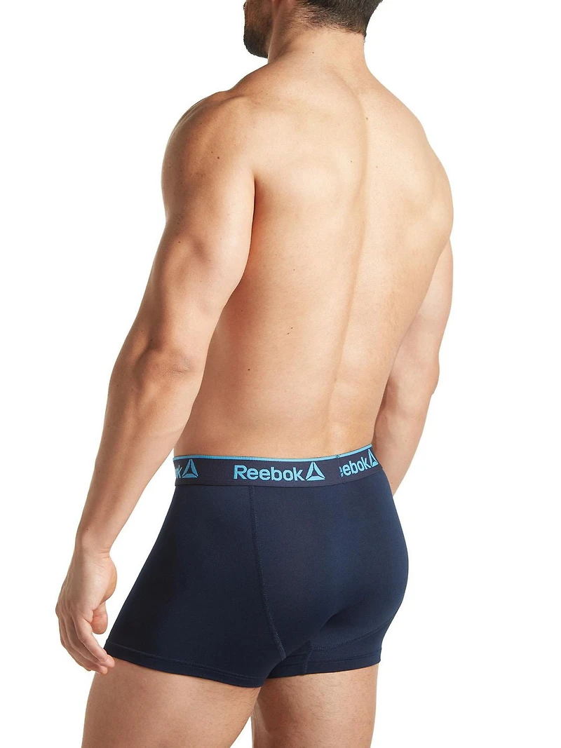 Paquet de 5 caleçons boxeurs courts extensibles Reebok