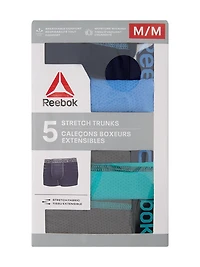 Paquet de 5 caleçons boxeurs courts extensibles Reebok