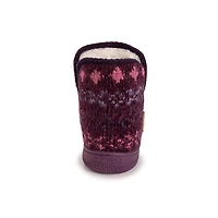 Chaussons bottines MUK LUKS pour femmes, gris, tailles 5-10