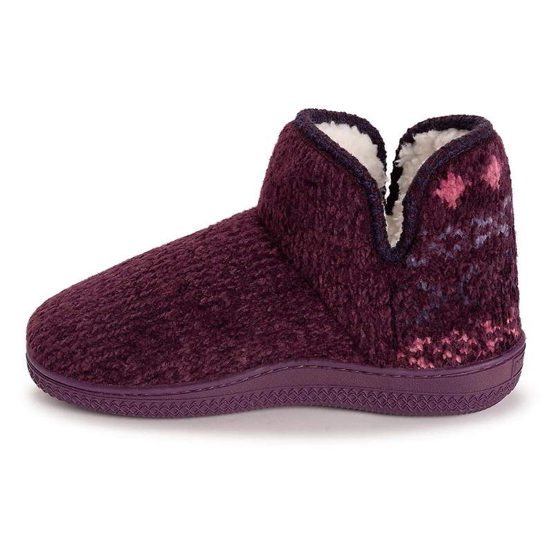 Chaussons bottines MUK LUKS pour femmes, gris, tailles 5-10