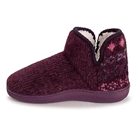 Chaussons bottines MUK LUKS pour femmes, gris, tailles 5-10