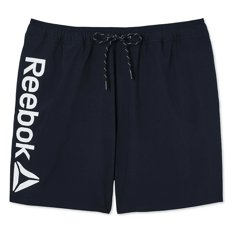 Reebok Men's Delta 7 Inch Core Volley W/ Compression, Swimwear