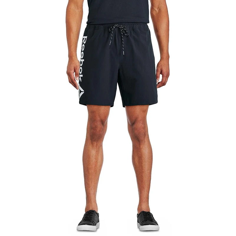 Reebok Men's Delta 7 Inch Core Volley W/ Compression, Swimwear