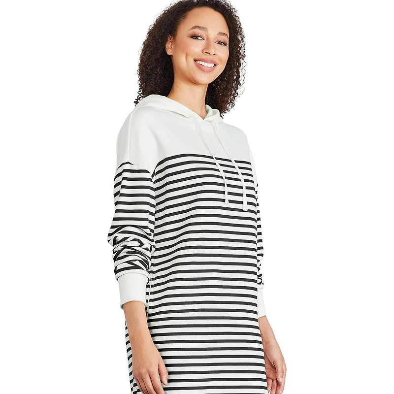 Robe mi-longue en molleton George pour femmes