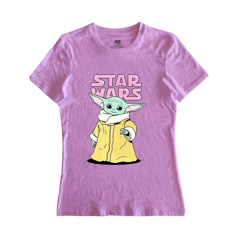 Ladies Star Wars Child Bubbles Short Sleeve T-Shirt, Sizes: XS-XL