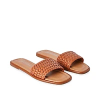 Time and Tru Women's Braided Strap Sandals