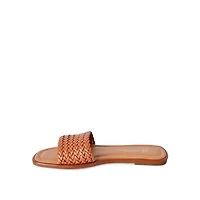 Time and Tru Women's Braided Strap Sandals