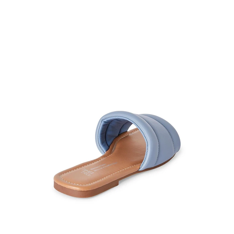 Time and Tru Women's Wide Strap Sandals