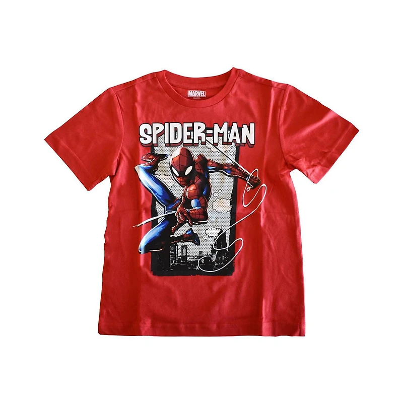 Garçons Marvel Spider Man hors cadre Tailles: TP-TG