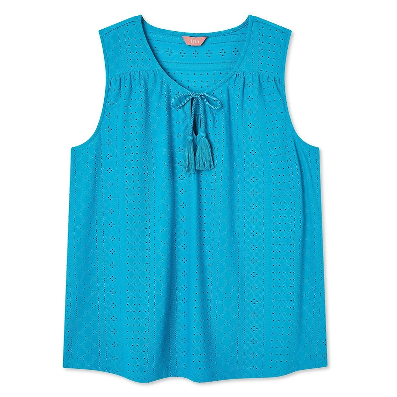 Iyla Plus Women's Tassel Tank