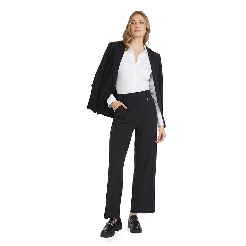 Mexx Chemise en Popline Extensible pour Femme