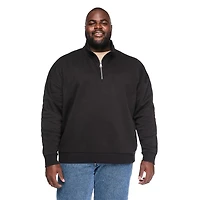 George Big Men's Quarter Zip Sweatshirt