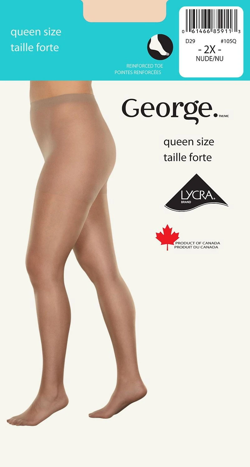 Bas-culotte taille forte George Plus pour femmes