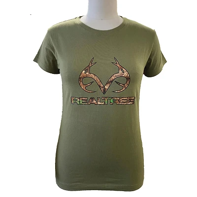 T-shirt graphique Real Tree pour femme