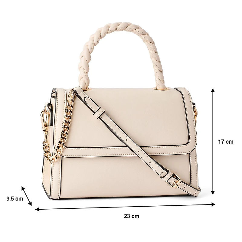 Time and Tru Women's Top Handle Crossbody Bag