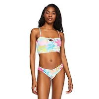 Bas de bain avec ceinture montée en V No Boundaries pour femmes