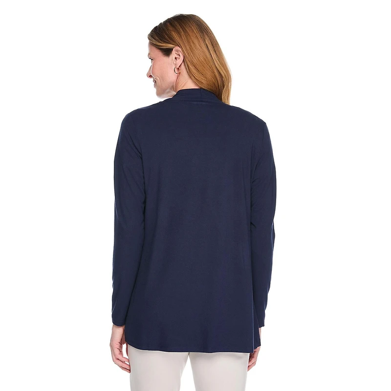 Karen Scott Women's Cascading Cardigan