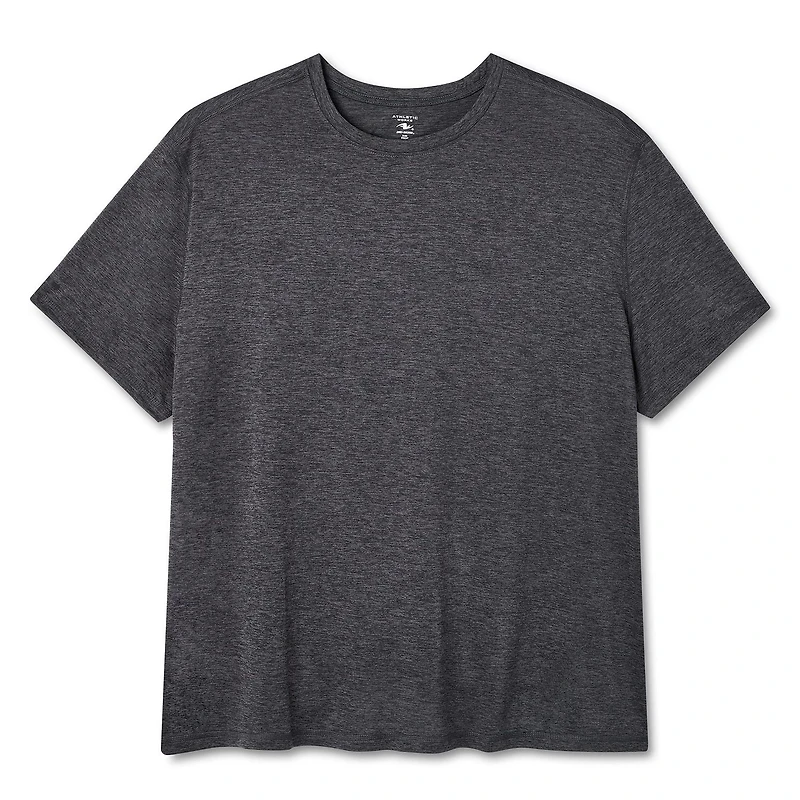 Athletic Works Big Men's Short Sleeve Slim-Fit Tee