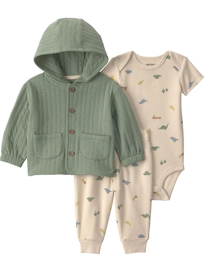 Carter's Child of Mine Baby Boy 3-Piece Cardigan Set