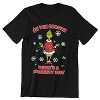 The Grinch T-shirt homme. Ce t-shirt à manches courtes et col rond est le haut parfait pour un look causal avec vos bas préférés et