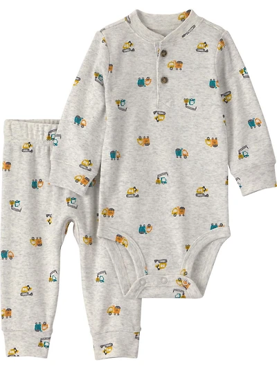 Carter's Child of Mine Baby Boy 2-Piece Bodysuit Pant Set