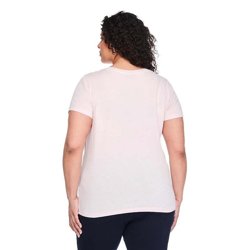 The Pink Closet Women's Plus Graphic T-Shirt