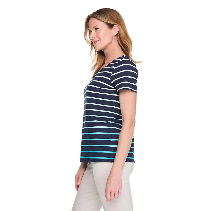 Karen Scott Women's Scoop-Neck Printed T-Shirt
