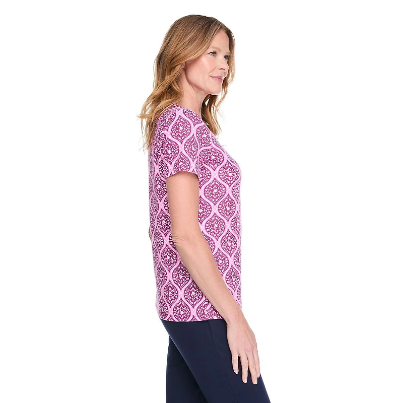 Karen Scott Women's Scoop-Neck Printed T-Shirt