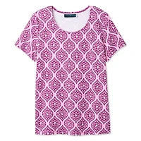 Karen Scott Women's Scoop-Neck Printed T-Shirt