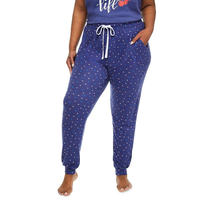 George Women's Plus Peached Jersey Jogger