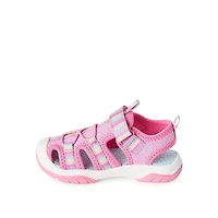 George Toddler Girls' Sport Sandals, Wide Width Sizes 7-12