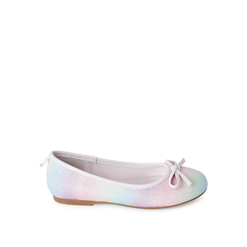 George Girls' Ballet Flats, Wide Width Sizes 11-3