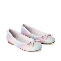 George Girls' Ballet Flats, Wide Width Sizes 11-3