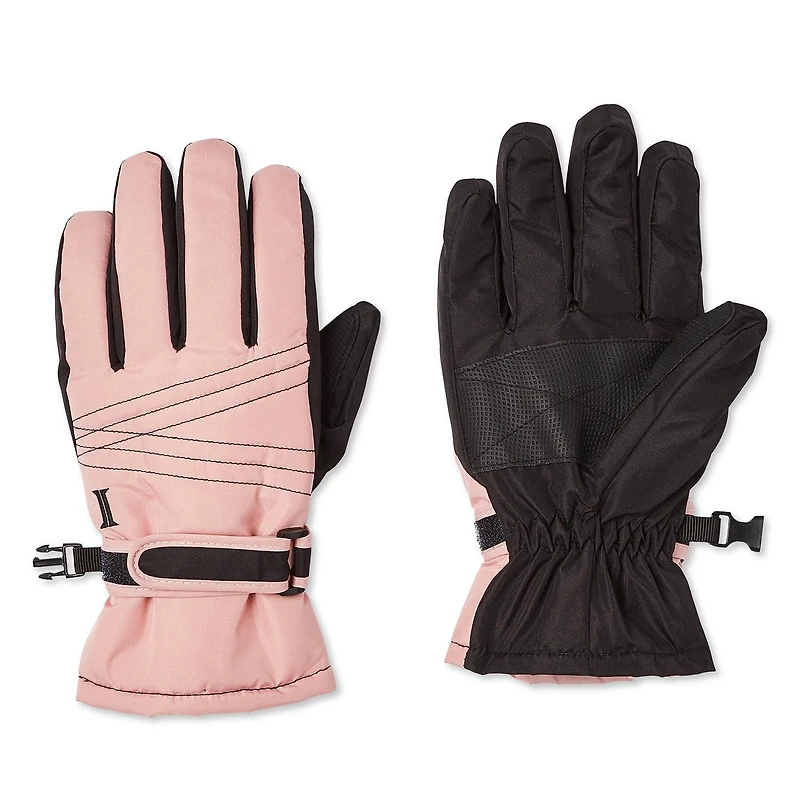 George Girls' Ski Gloves, Sizes M/XL