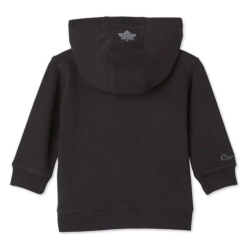 Haut à capuchon zippé sur la longueur Canadiana collection non genrée pour nourrissons Tailles 0-24 mois