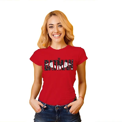Ladies The Batman Bold Short Sleeve T-Shirt