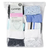 Lot de 10 slips échancrés George pour femmes