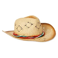 Chapeau de cowboy avec perles George pour femmes