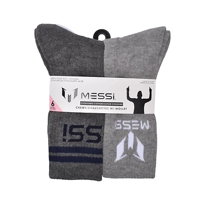 Messi 6pk Crew Socks