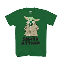 Boys Star Wars Mandalorian  Snack Attack T-Shirt