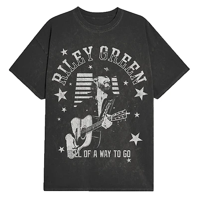 T-shirt à manches courtes noir Rilley Green Hell Of A Way To Go pour hommes