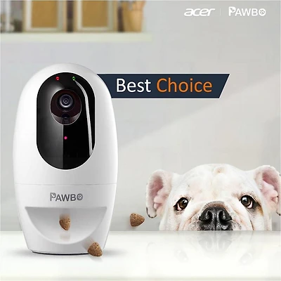 Caméra interactive Wi-Fi pour animaux de compagnie et distributeur de friandises Caméra Wifi avec distributeur de friandises