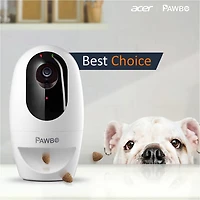 Pawbo+ Wi-Fi Interactive Pet Camera and Treat Dispenser, Wifi Dog and Cat Camera with Treat Dispenser