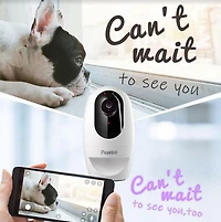 Pawbo+ Wi-Fi Interactive Pet Camera and Treat Dispenser, Wifi Dog and Cat Camera with Treat Dispenser