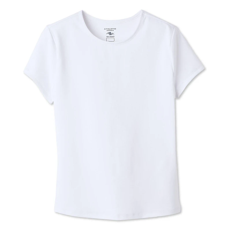 T-shirt de sport à encolure ras du cou Athletic Works pour filles