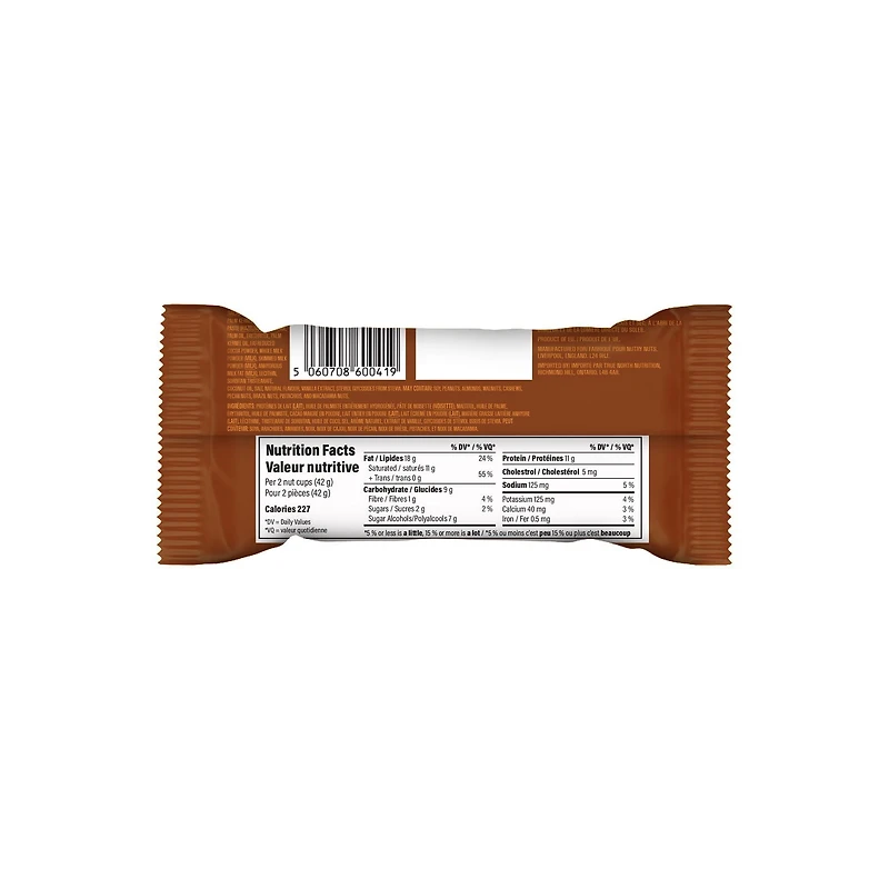 Nutry Nuts Tasses de Beurre d'Arachide - Double Chocolat et au Beurre de Noisette