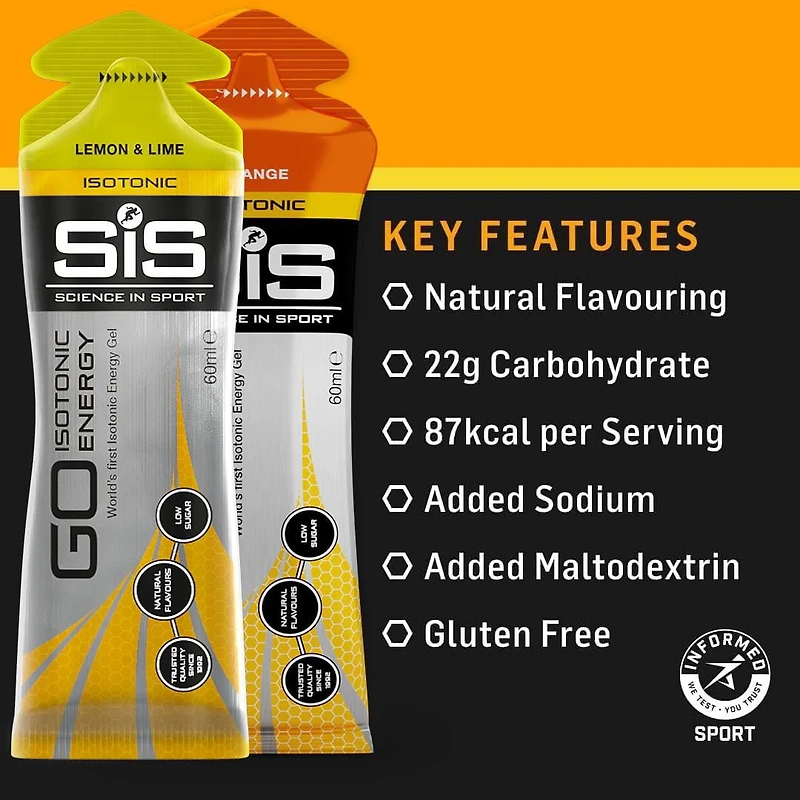 SIS Gel Isotonique - Orange