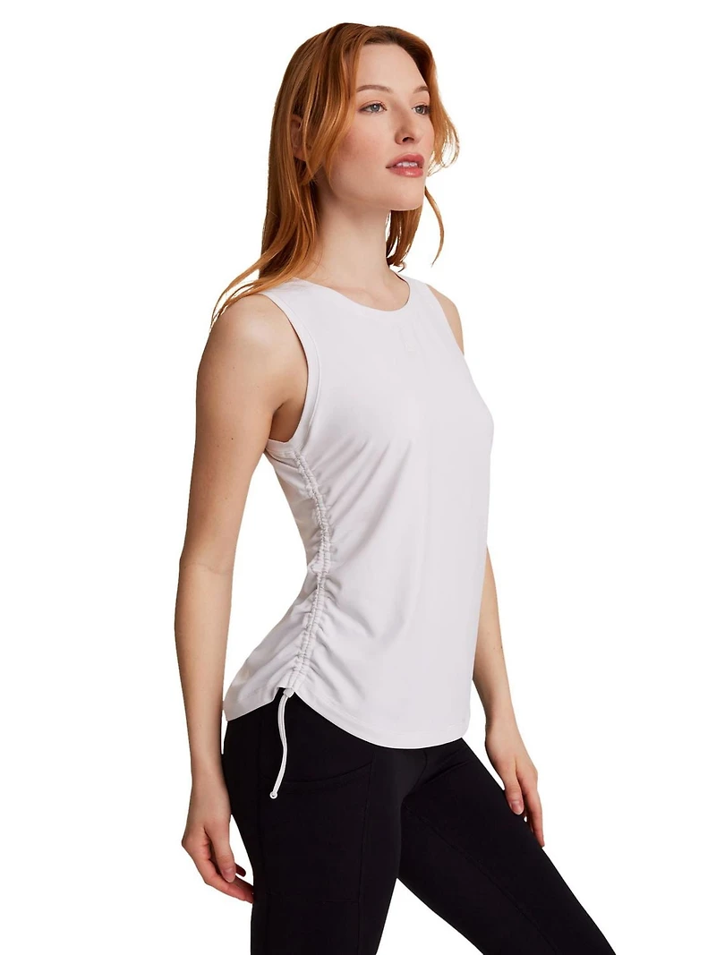 Reebok Camisole Swift avec côtés froncés pour femmes