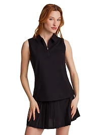 Reebok Polo sans manches Baseline pour femmes