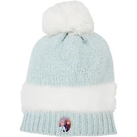 Girl's Frozen 2 Beanie with Pom Pom